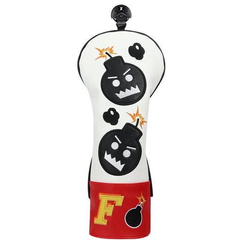 Bomb Headcover - White Fairway - Club Rehab