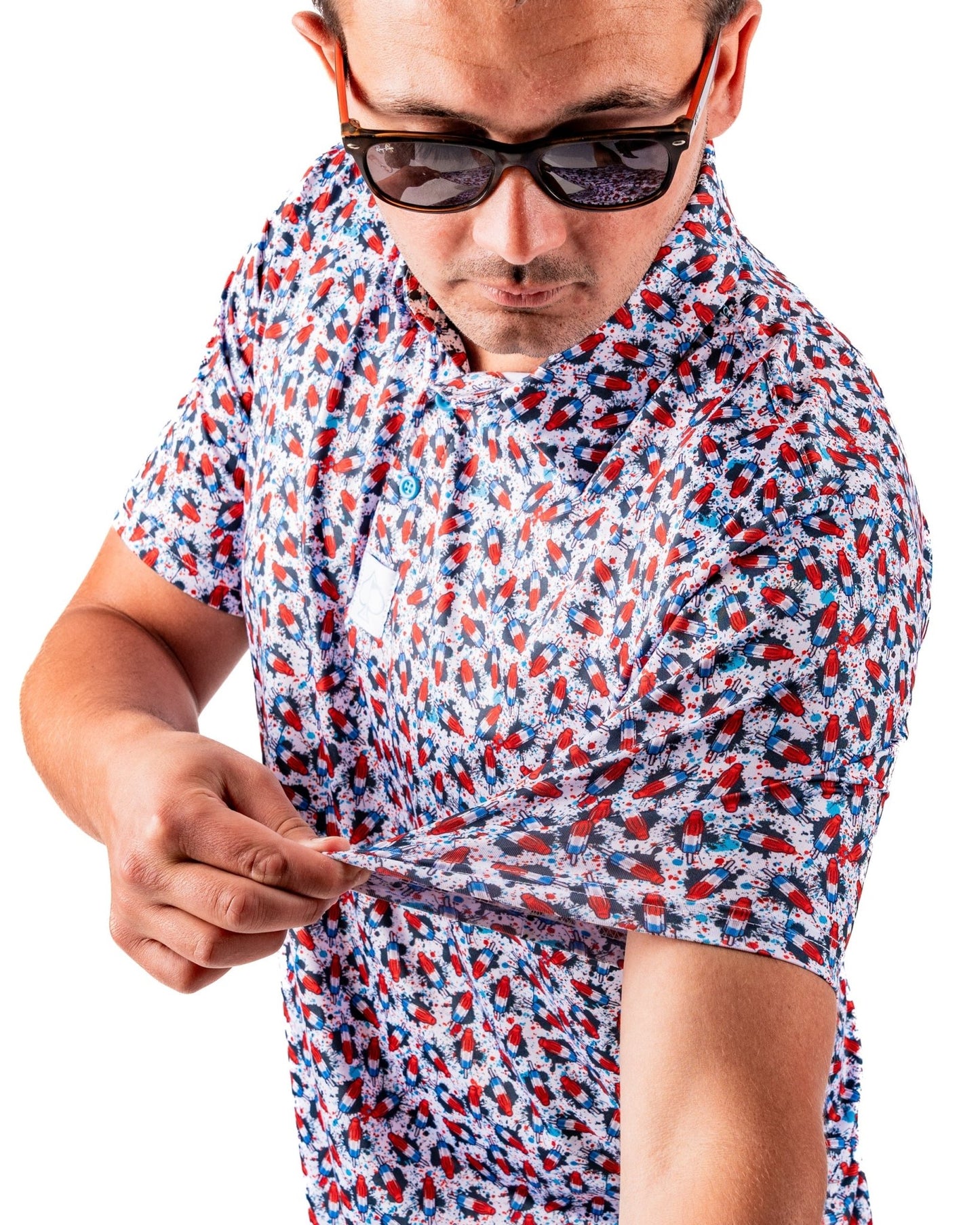 Bomb Pop Splatter - S - Club Rehab