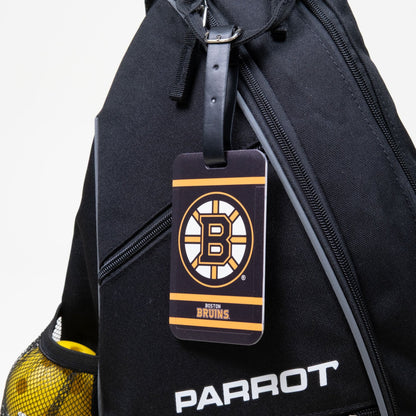 Boston Bruins plastic golf bag tag by Team Golf, product photo 3