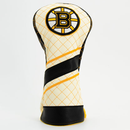 Boston Bruins stripe driver quilted golf headcover