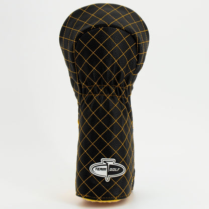 Boston Bruins split driver quilted golf headcover alternate view