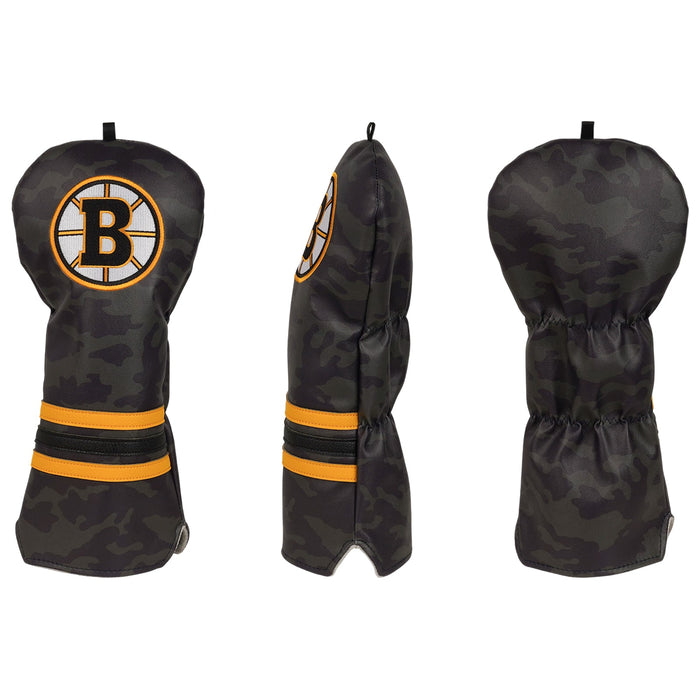 Boston Vibes Gilmore driver headcover black camo front view