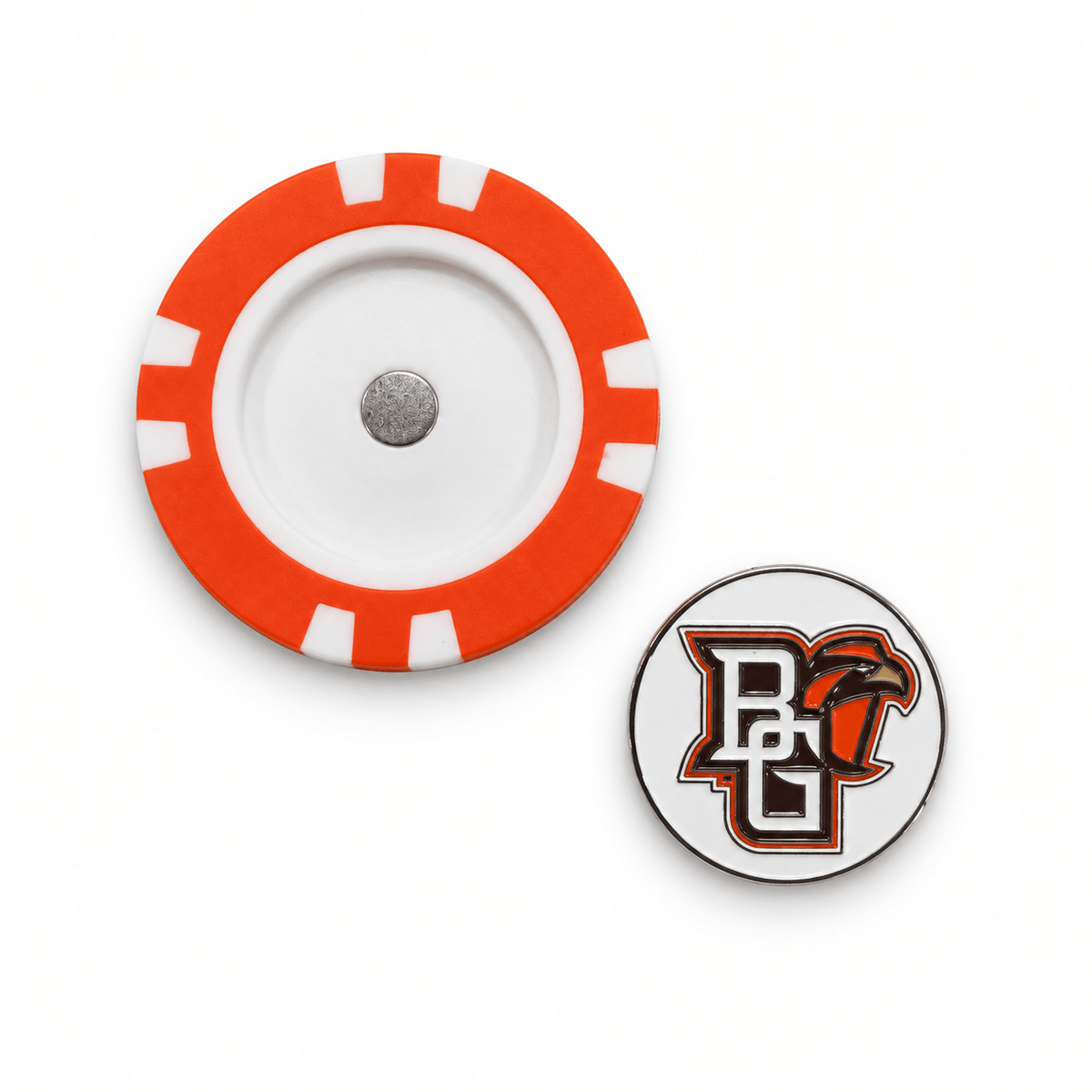 Bowling Green chip and Falcons ball marker set