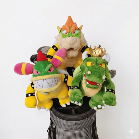 Bowser Inspired Driver Headcover - Green - Club Rehab