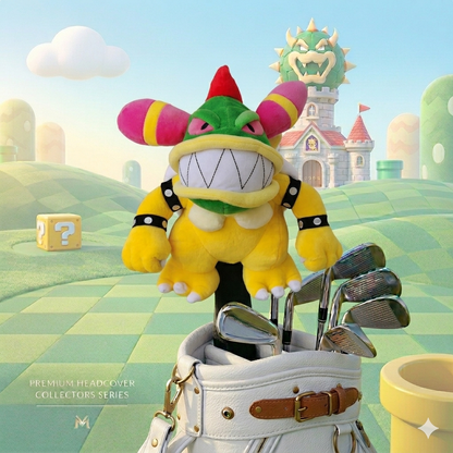 Bowser Inspired Driver Headcover - Green - Club Rehab
