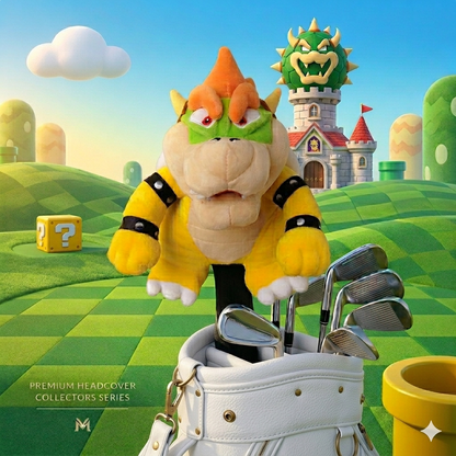 Bowser Inspired Driver Headcover - Green - Club Rehab