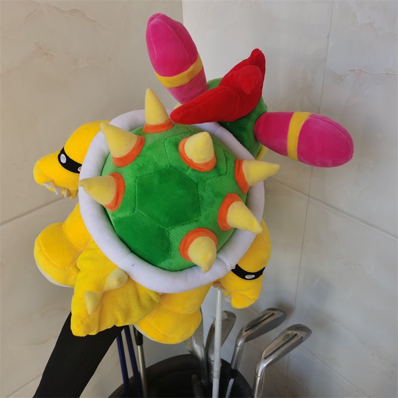 Bowser Inspired Driver Headcover - Red - Club Rehab