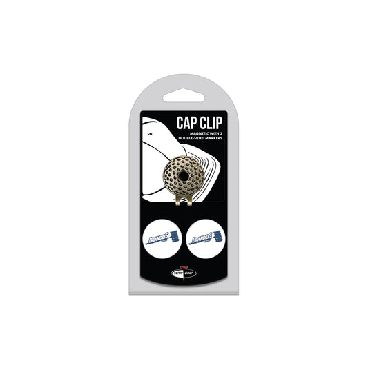 BRANDEIS hat clip with two golf ball markers