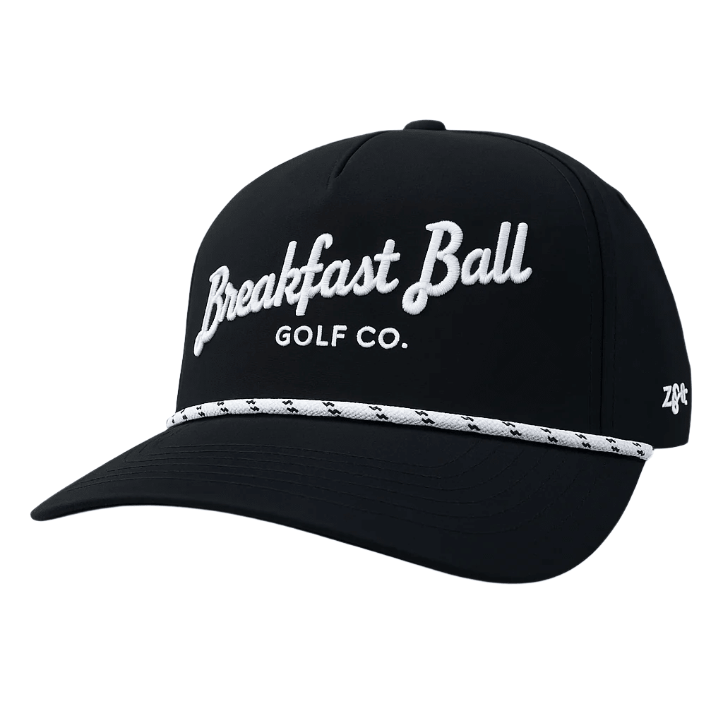Breakfast Ball – Black Performance Snapback - Club Rehab