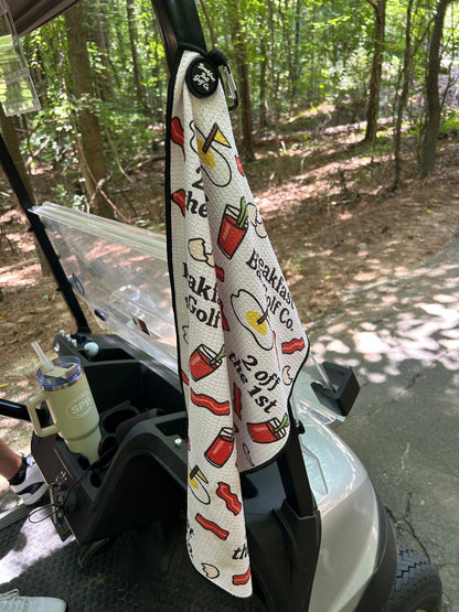 Breakfast Ball Golf Towel - Club Rehab