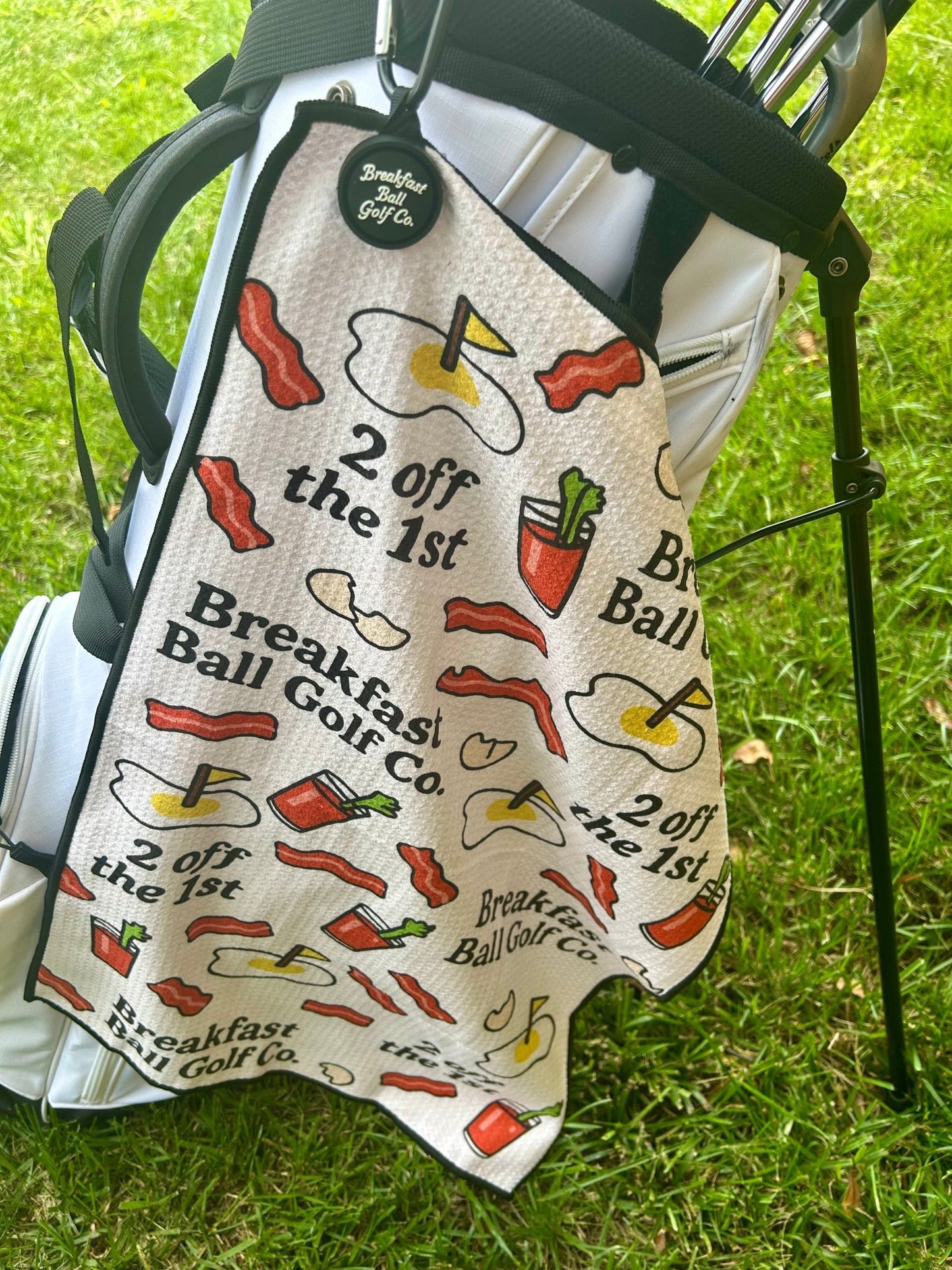 Breakfast Ball Golf Towel - Club Rehab