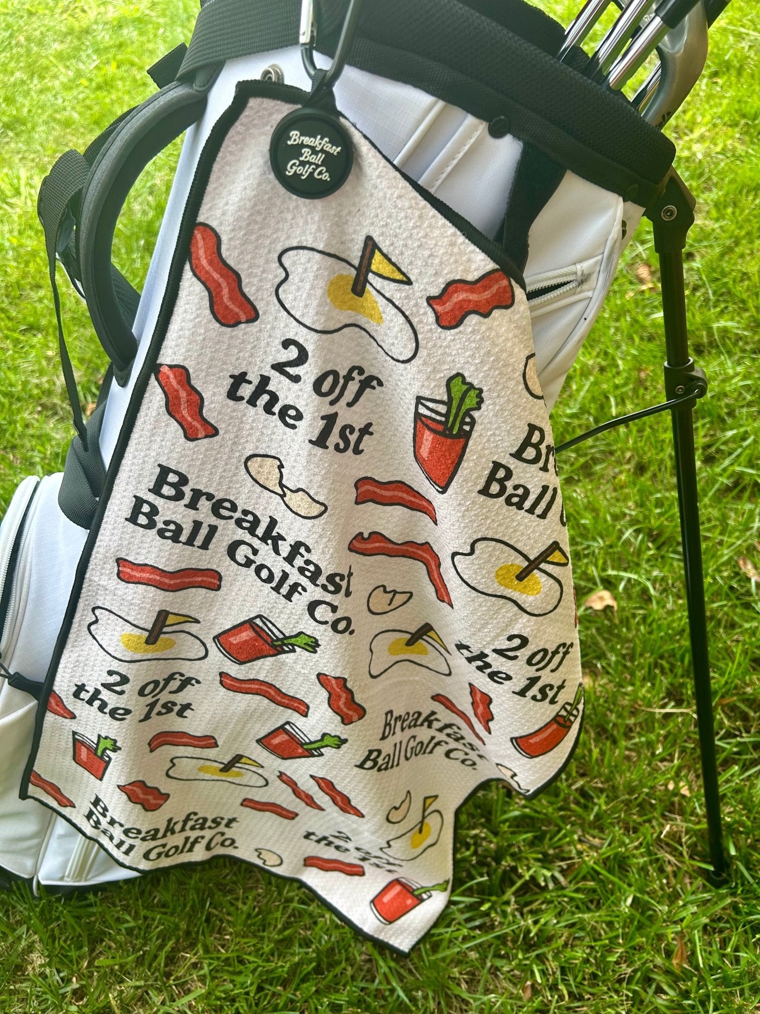 Breakfast Ball Golf Towel - Club Rehab