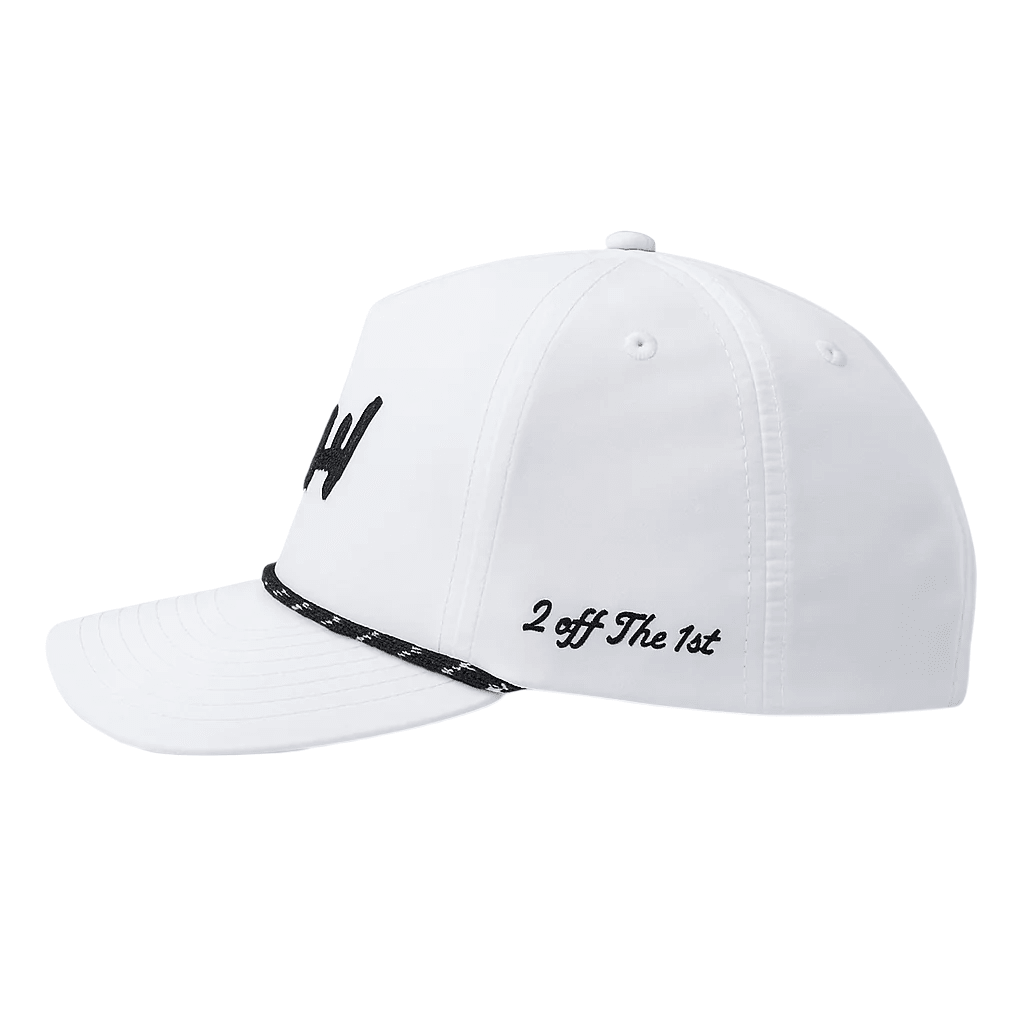Breakfast Ball – White Performance Snapback - Club Rehab