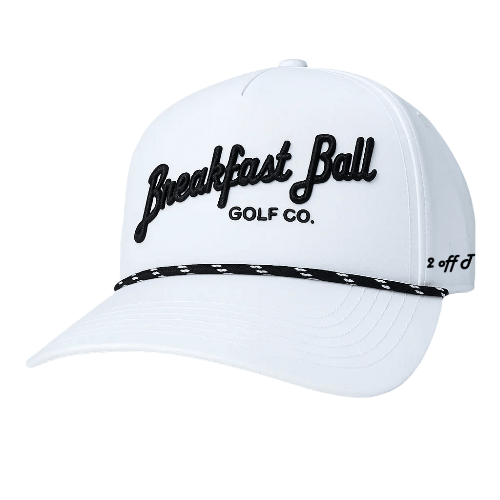 Breakfast Ball – White Performance Snapback - Club Rehab