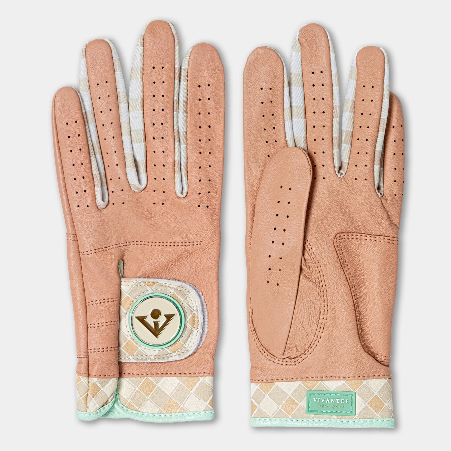 Brooklyn Brick | Men's Brown Golf Glove - LH S - Club Rehab