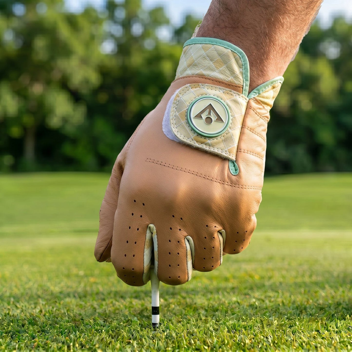 Brooklyn Brick | Men's Brown Golf Glove - LH S - Club Rehab