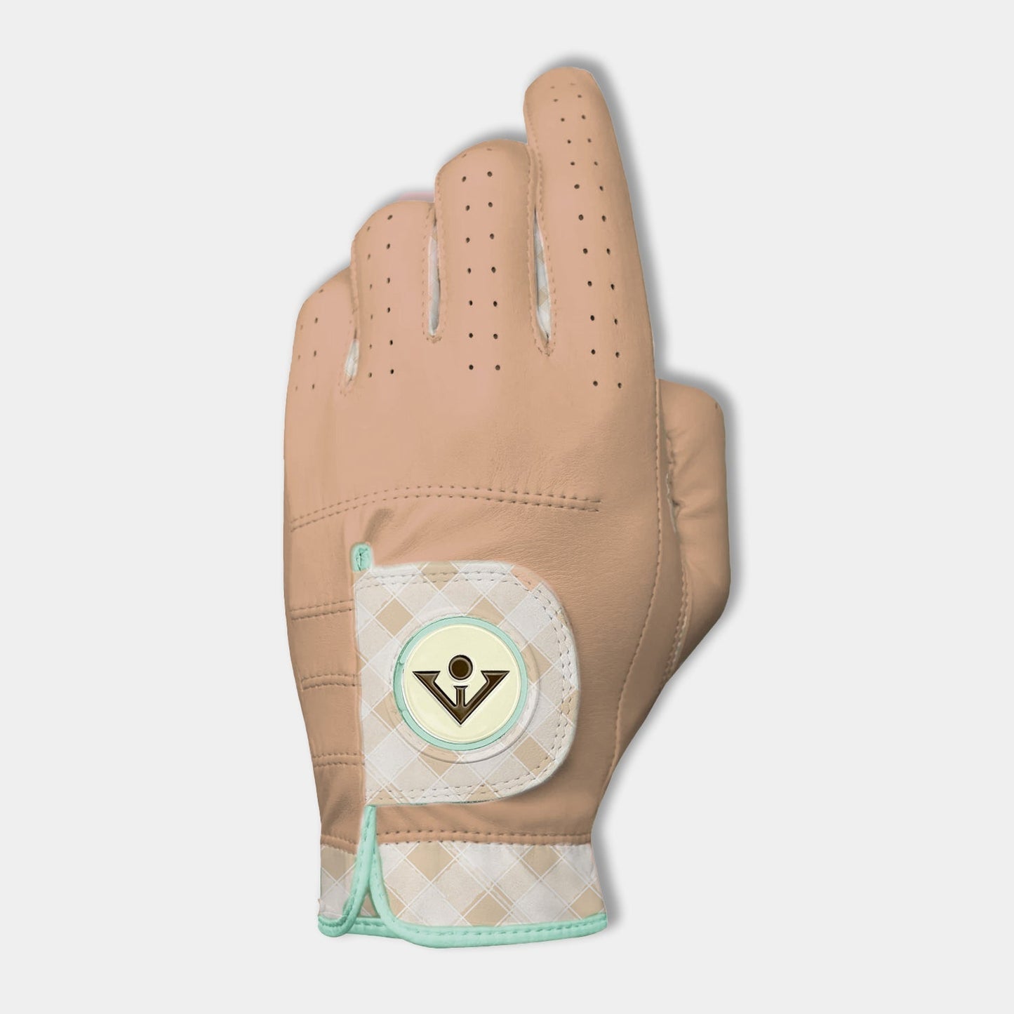 Brooklyn Brick | Women's Brown Golf Glove - LH XS - Club Rehab