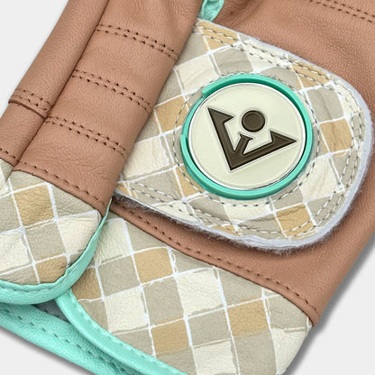 Brooklyn Brick | Women's Brown Golf Glove - LH XS - Club Rehab