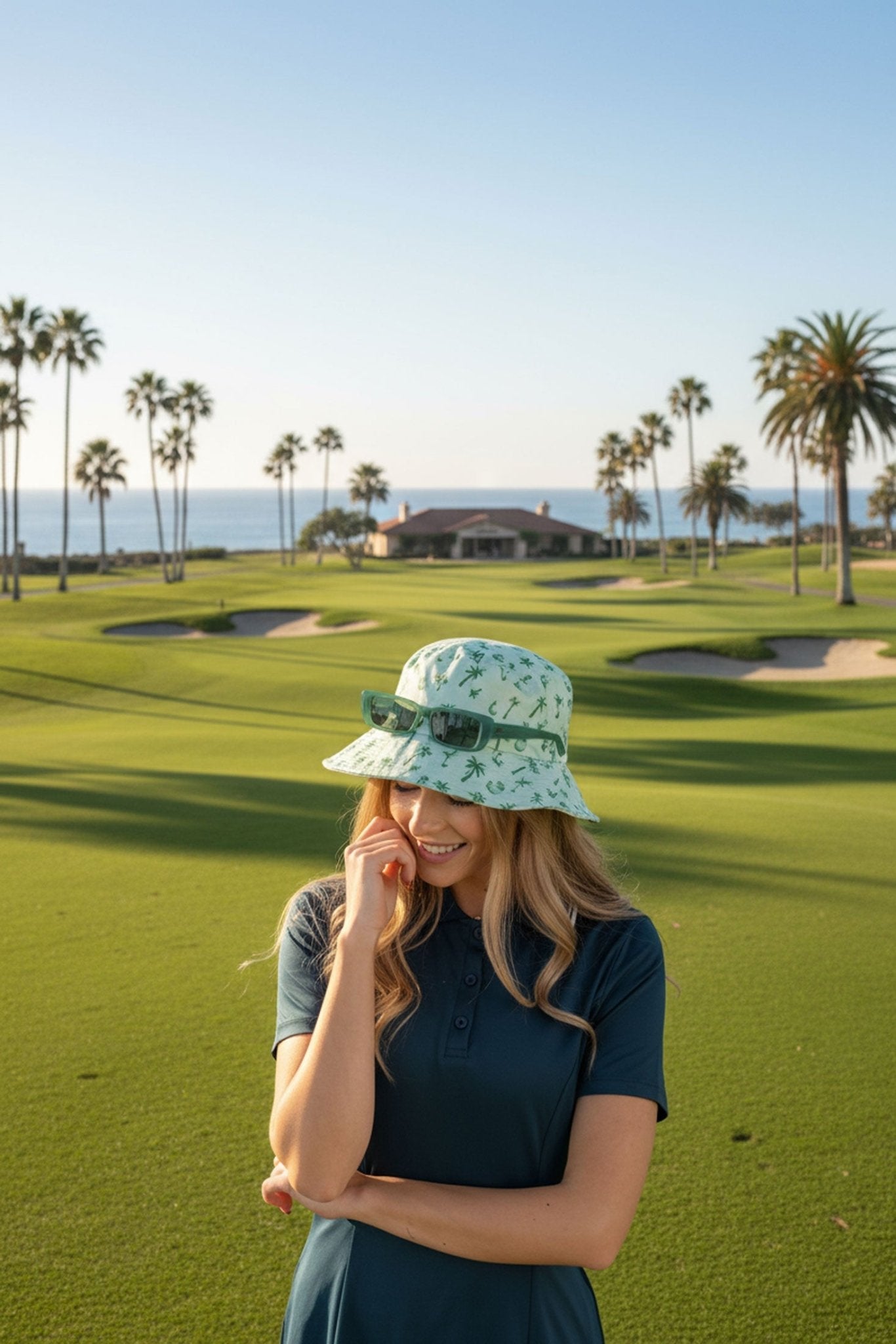 Bucket Hat in Green - Club Rehab
