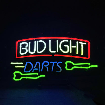Bud Light Darts Neon Light Sign - Club Rehab