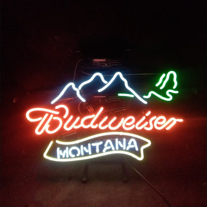 Budweiser Montana Neon Light Sign - Club Rehab