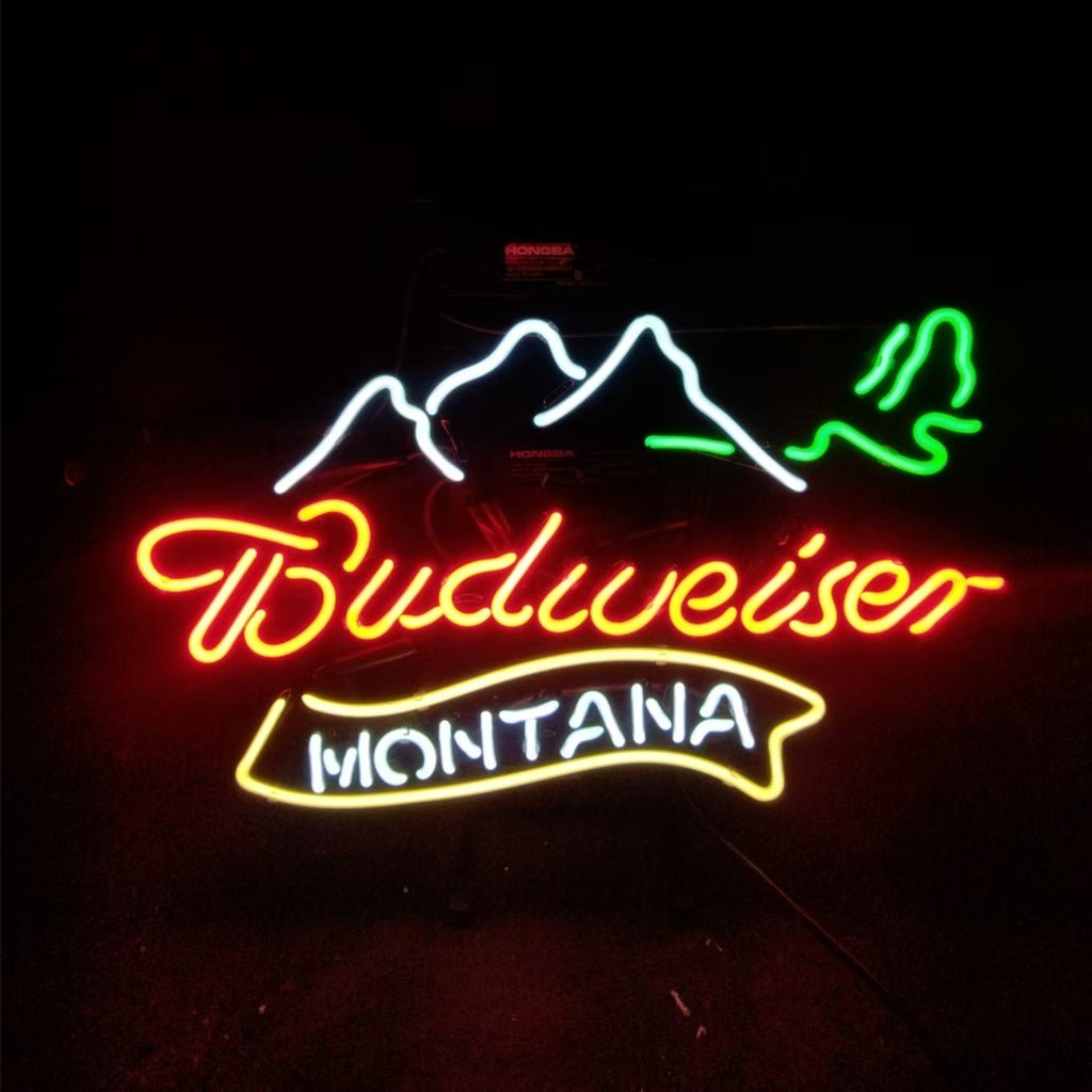 Budweiser Montana Neon Light Sign - Club Rehab