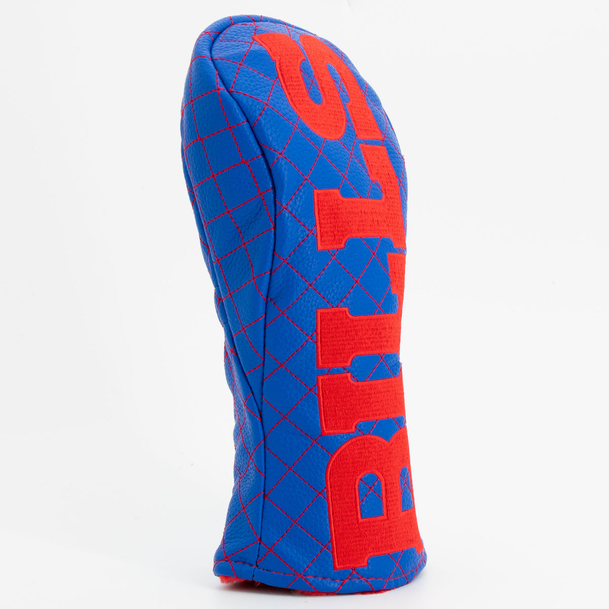 Buffalo Bills Solid Quilted Fairway Headcover, angled view