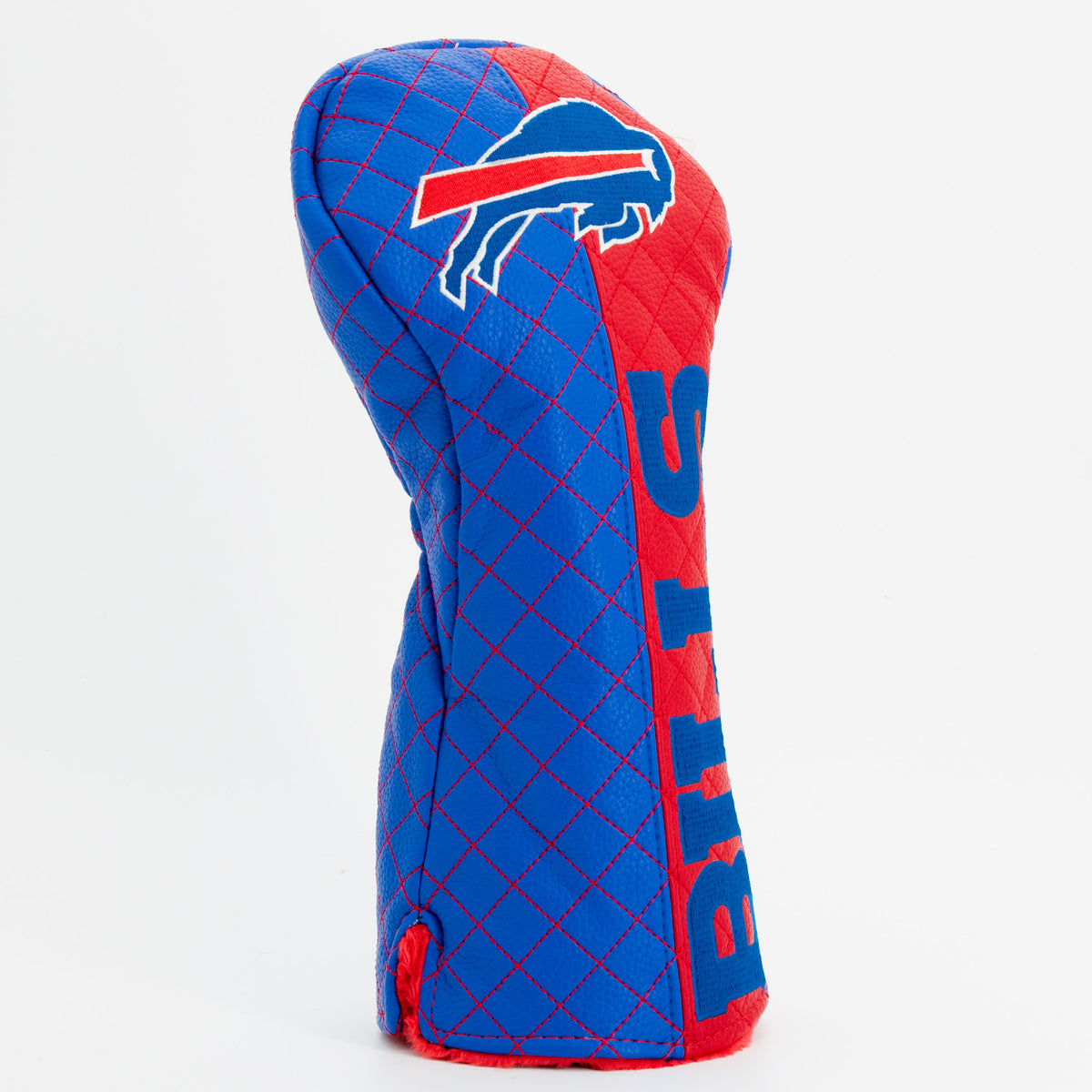 Buffalo Bills Split Quilted Driver Headcover, angled view