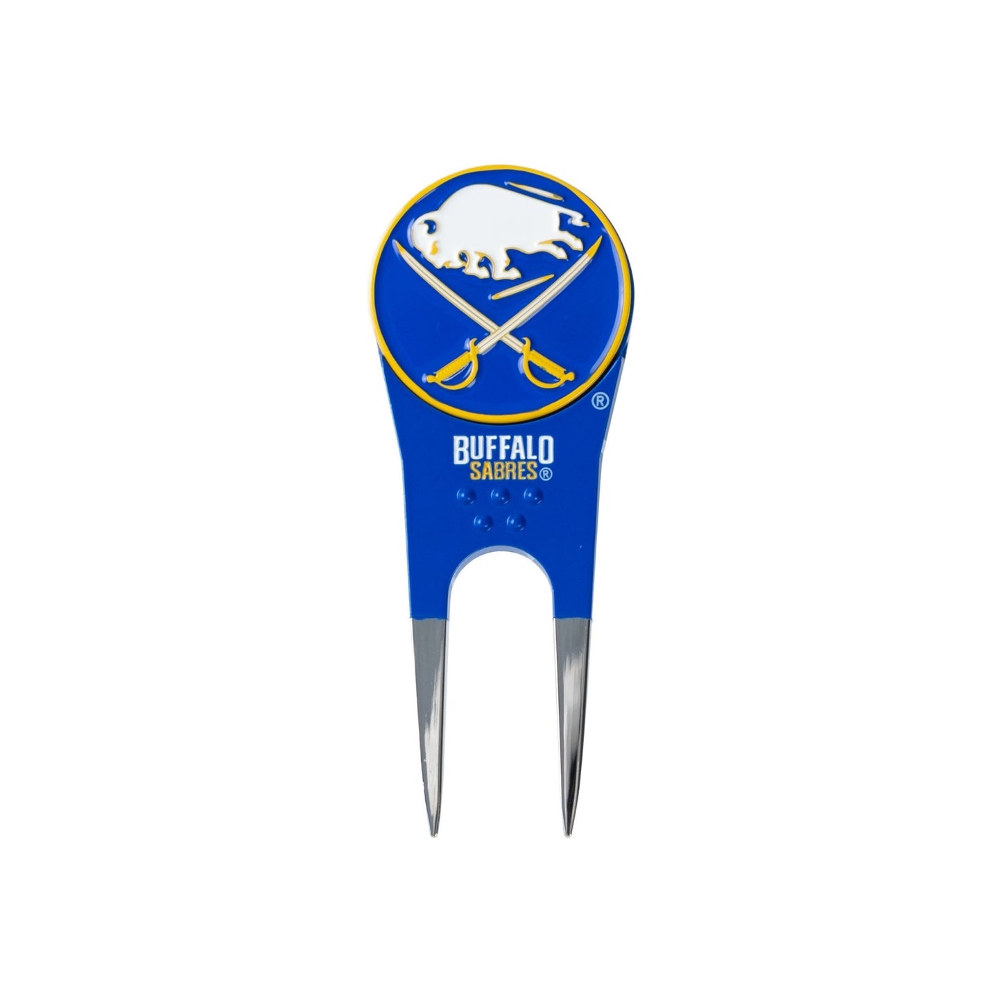 Buffalo Sabres Custom Shaped Divot Tool - Image 1 - Club Rehab