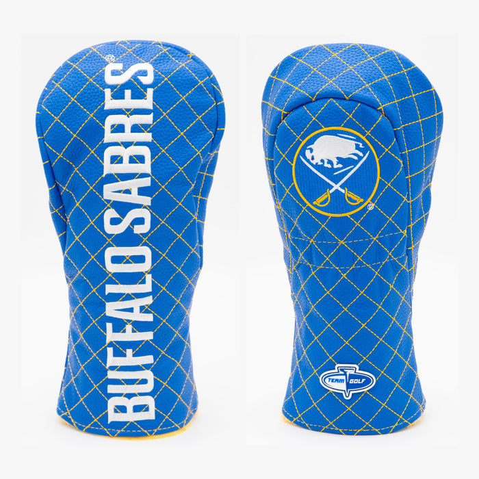 Buffalo Sabres Solid Quilted Fairway Headcover, front and back views