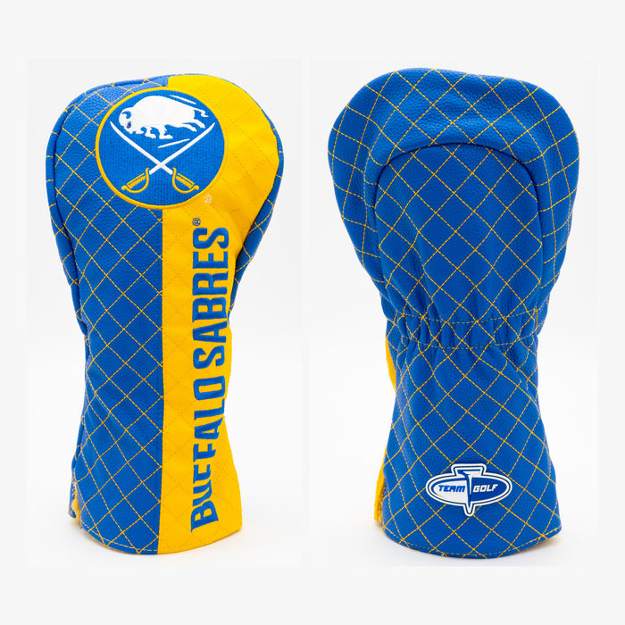 Buffalo Sabres Split Quilted Driver Headcover, front and back views