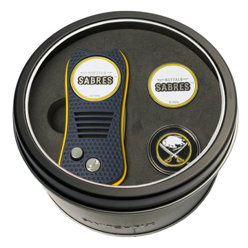 Buffalo Sabres Klappbares Pitchgabel- und 2-Ballmarker-Geschenkset in der Dose