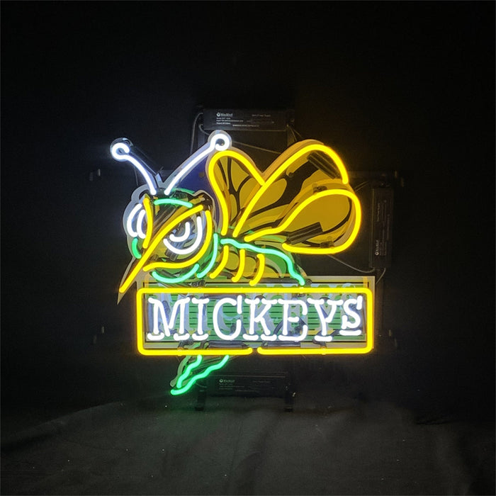 Bumblebee Mickeys Neon Sign with UV - printed - Club Rehab