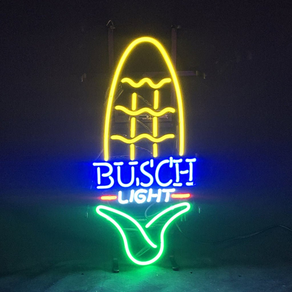 Busch Light Corn Neon Signs Light - Club Rehab