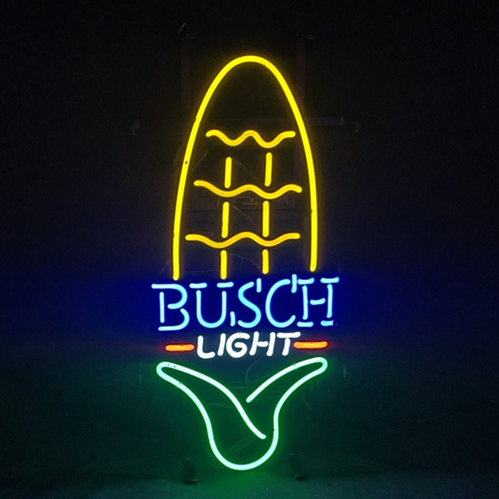 Busch Light Corn Neon Signs Light - Club Rehab
