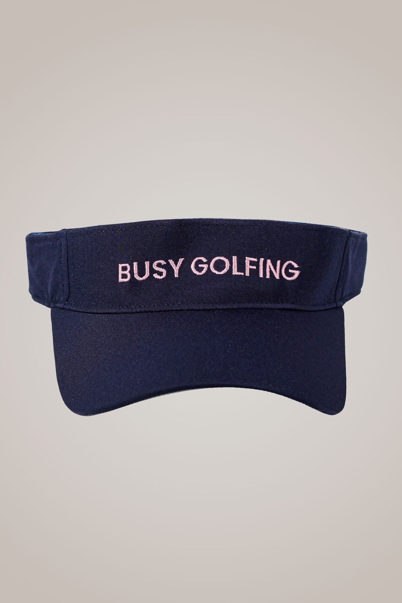 Busy Golfing Navy Sport Visor - Club Rehab