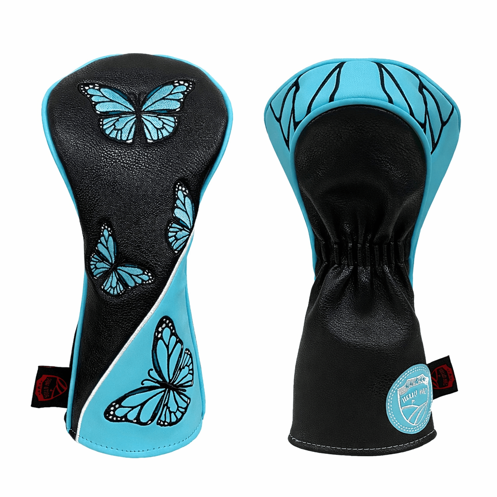 Butterfly Effect Driver Headcover - Club Rehab - Golf Club HeadcoversBlackButterfly Effect Driver Headcover