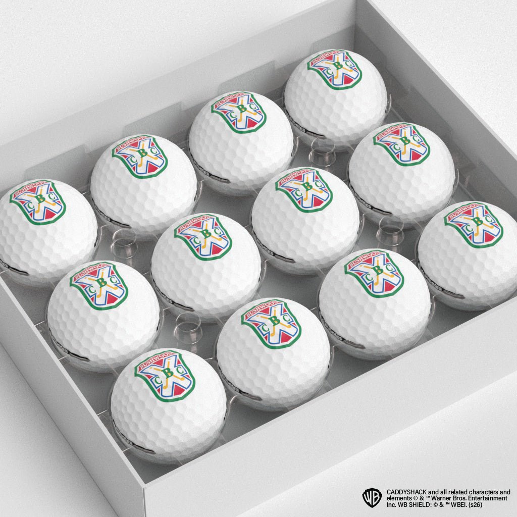 Caddyshack Bushwood Country Club Golf Balls - 12 Pack