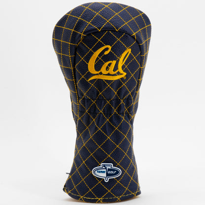 Cal Berkeley Golden Bears Solid Quilted Fairway Headcover, back view