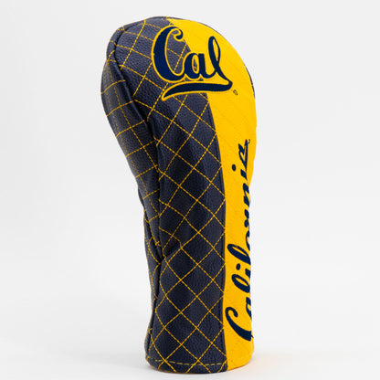 Cal Berkeley Golden Bears Split Quilted Fairway Headcover, angled view