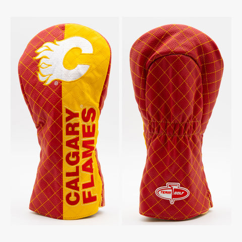 Calgary Flames Split Quilted Driver Headcover