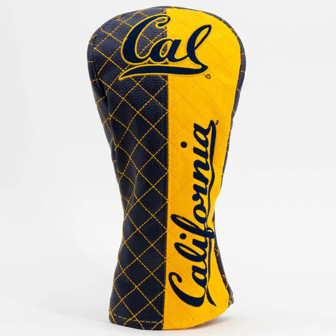 California Golden Bears Quilted Headcovers – Go Bears Collection - Fairway Split - Club Rehab