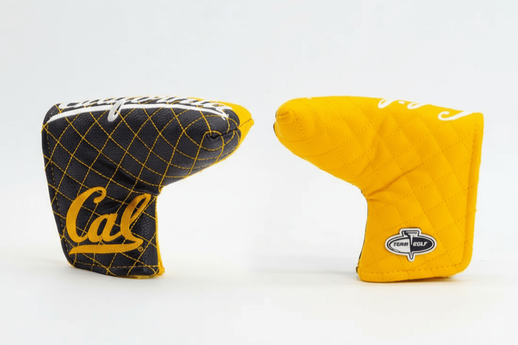 California Golden Bears Quilted Headcovers – Go Bears Collection - Blade Putter Split - Club Rehab