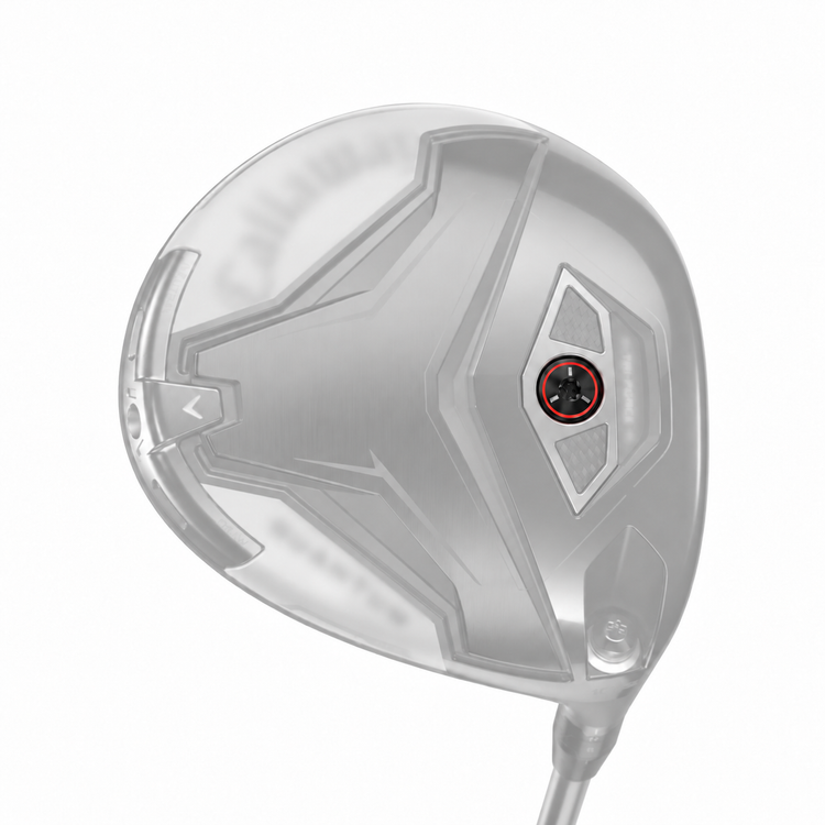 Front round sole weight shown on Quantum Max. Rear track weights are a separate part.