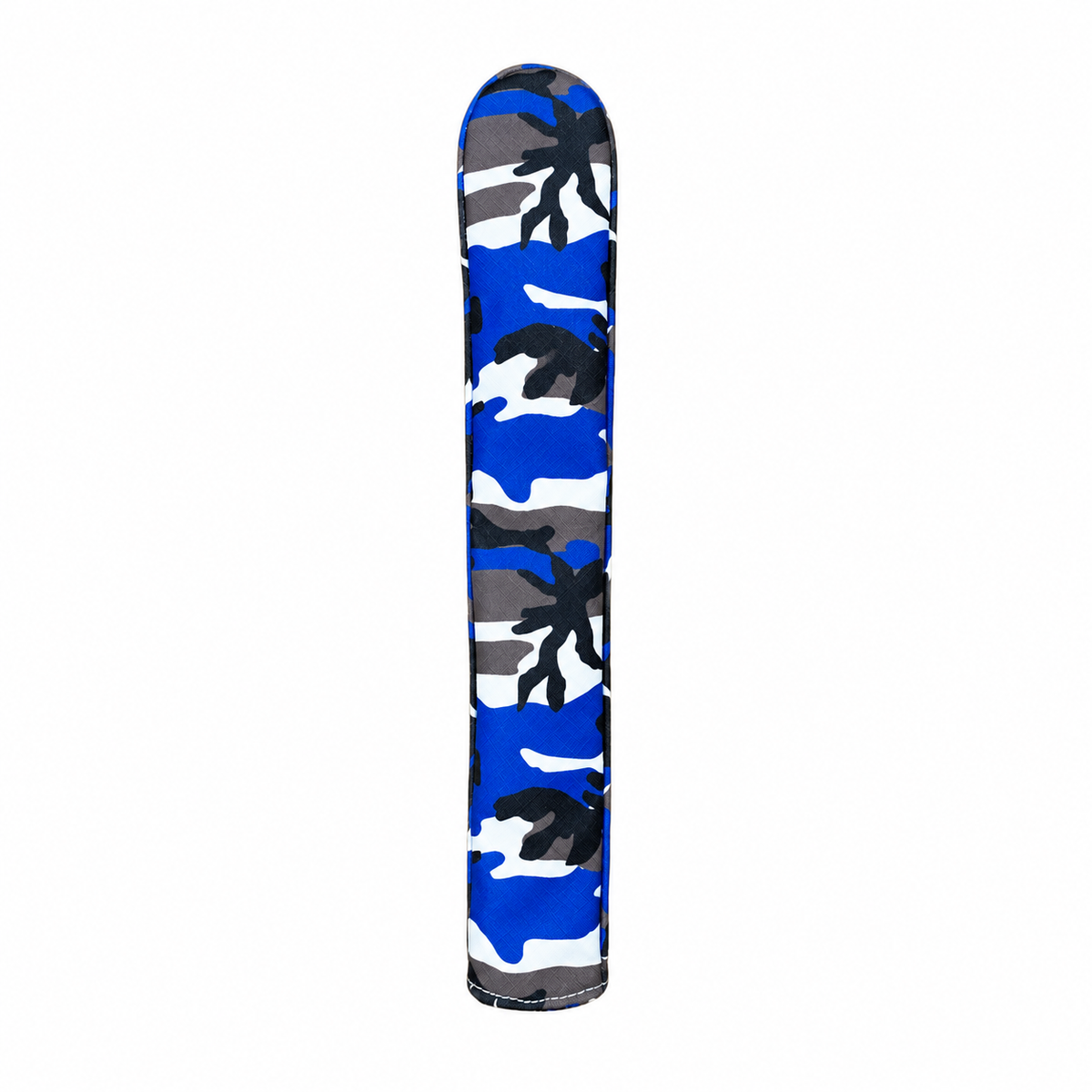 Blue camouflage golf alignment stick cover