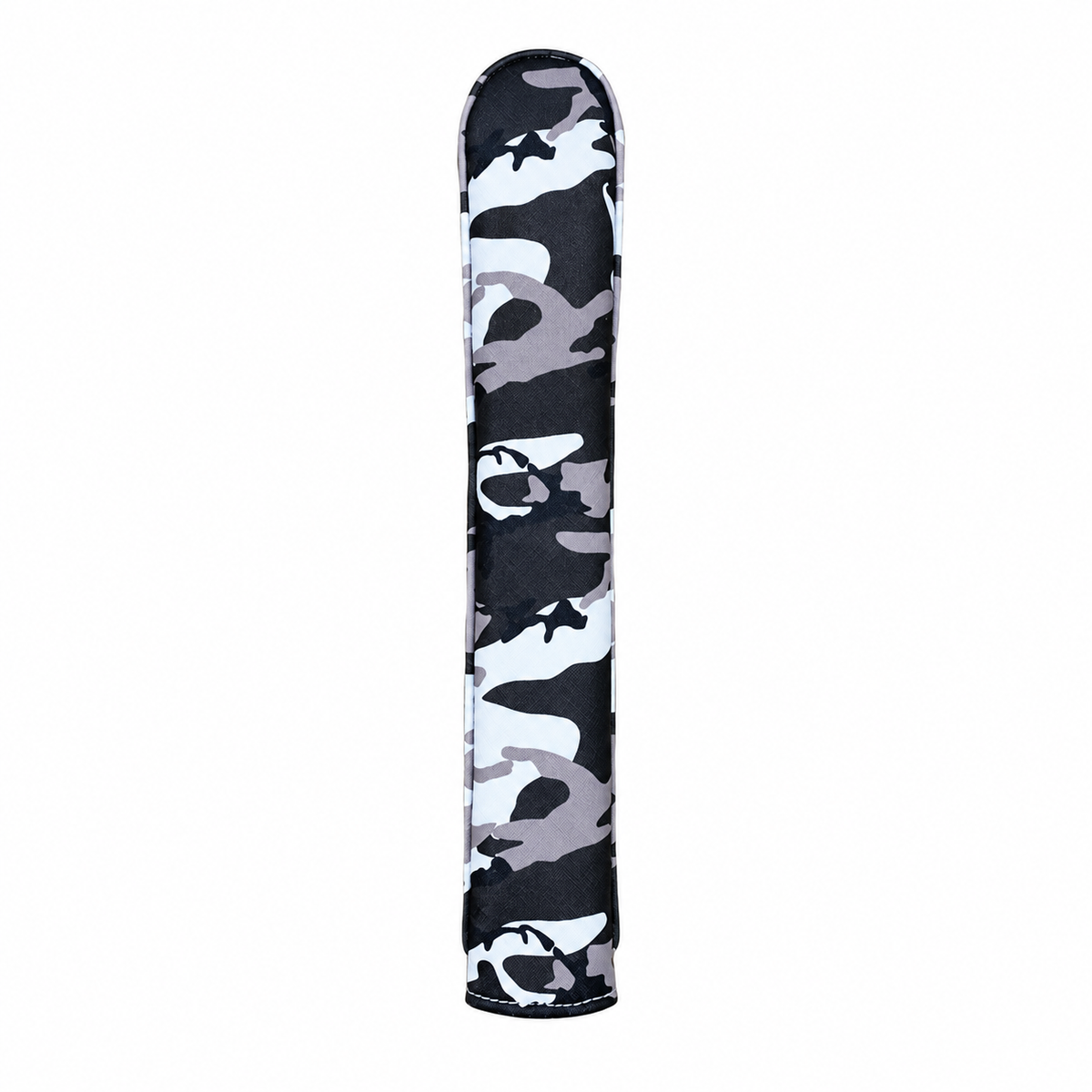 Gray camouflage golf alignment stick cover
