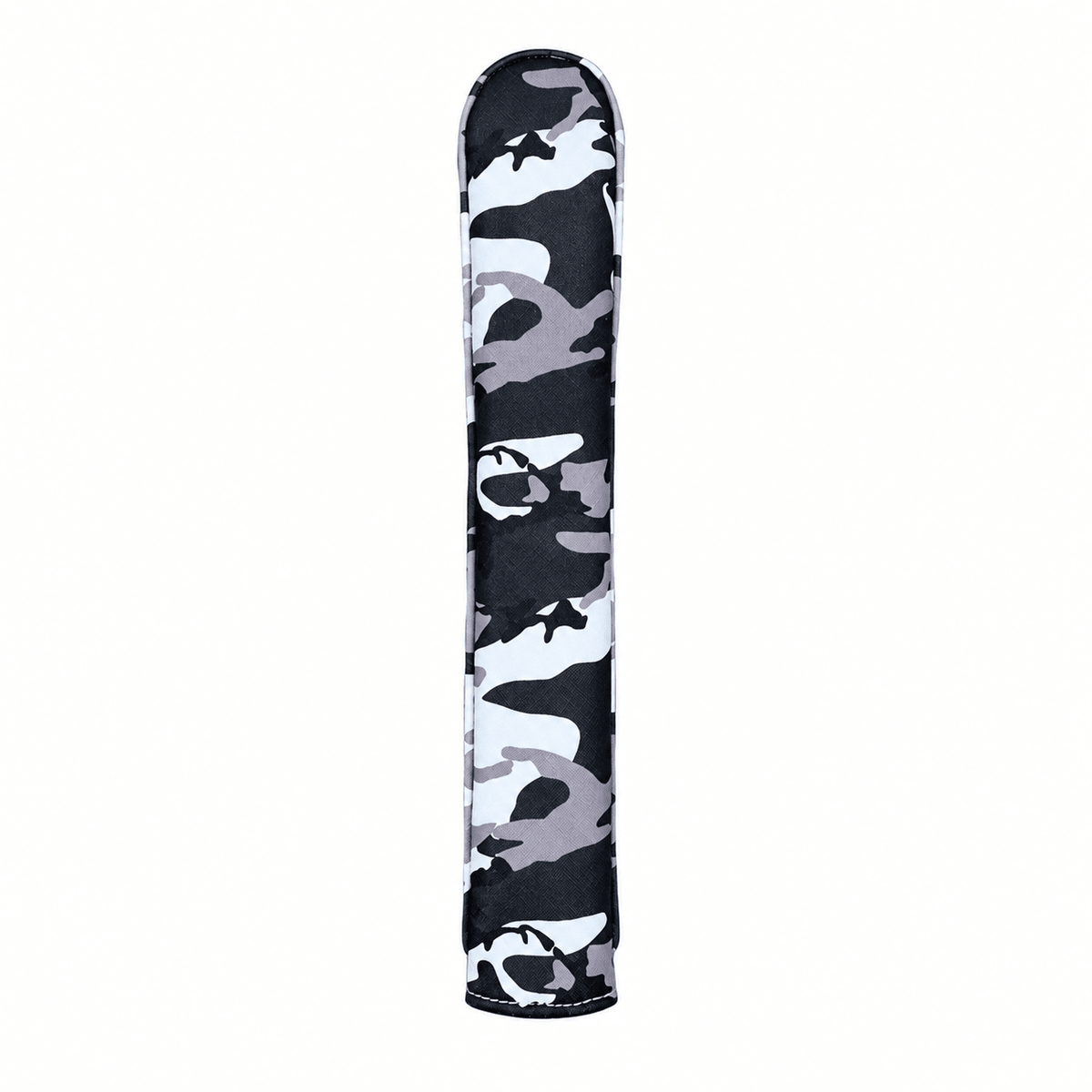 Gray camouflage golf alignment stick cover