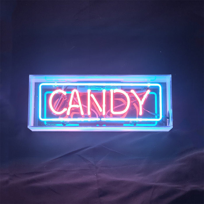 Candy Acrylic Box Neon Signs - Club Rehab
