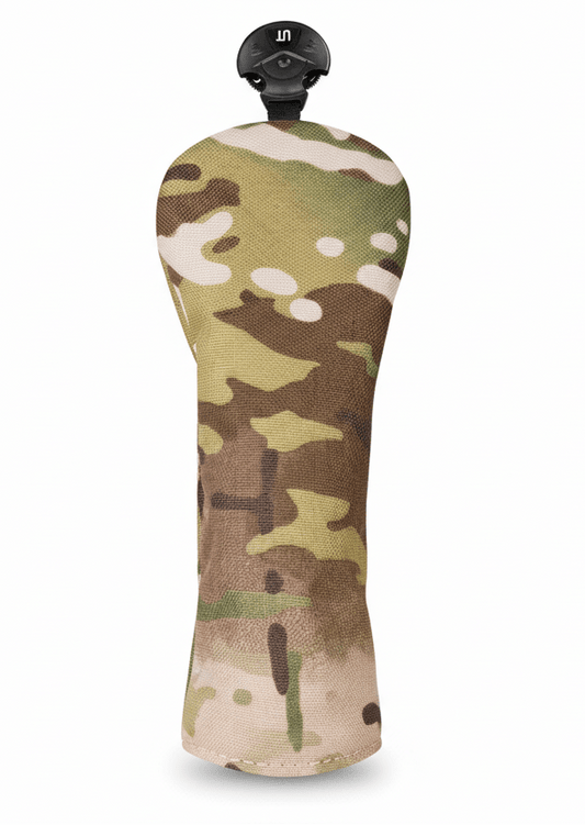 Canvas Camo Headcover - Multi Camo Green Hybrid - Club Rehab