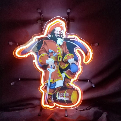 Captain Morgan Neon Signs - Club Rehab